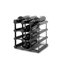 Wooden wine rack metal and wood bottle holder display racks wine shelf for home cellar